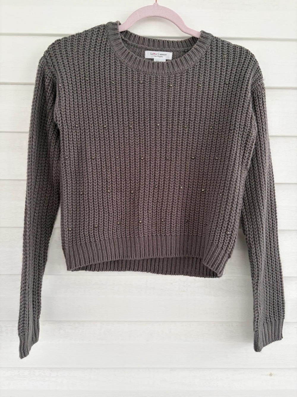 ✨ 3 for $15 Bundle Deal ✨ Cozy Charcoal Women's Crew Neck Sweater